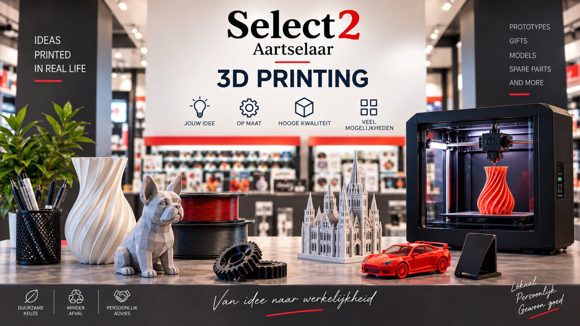 3D-printing bij Select2 Aartselaar